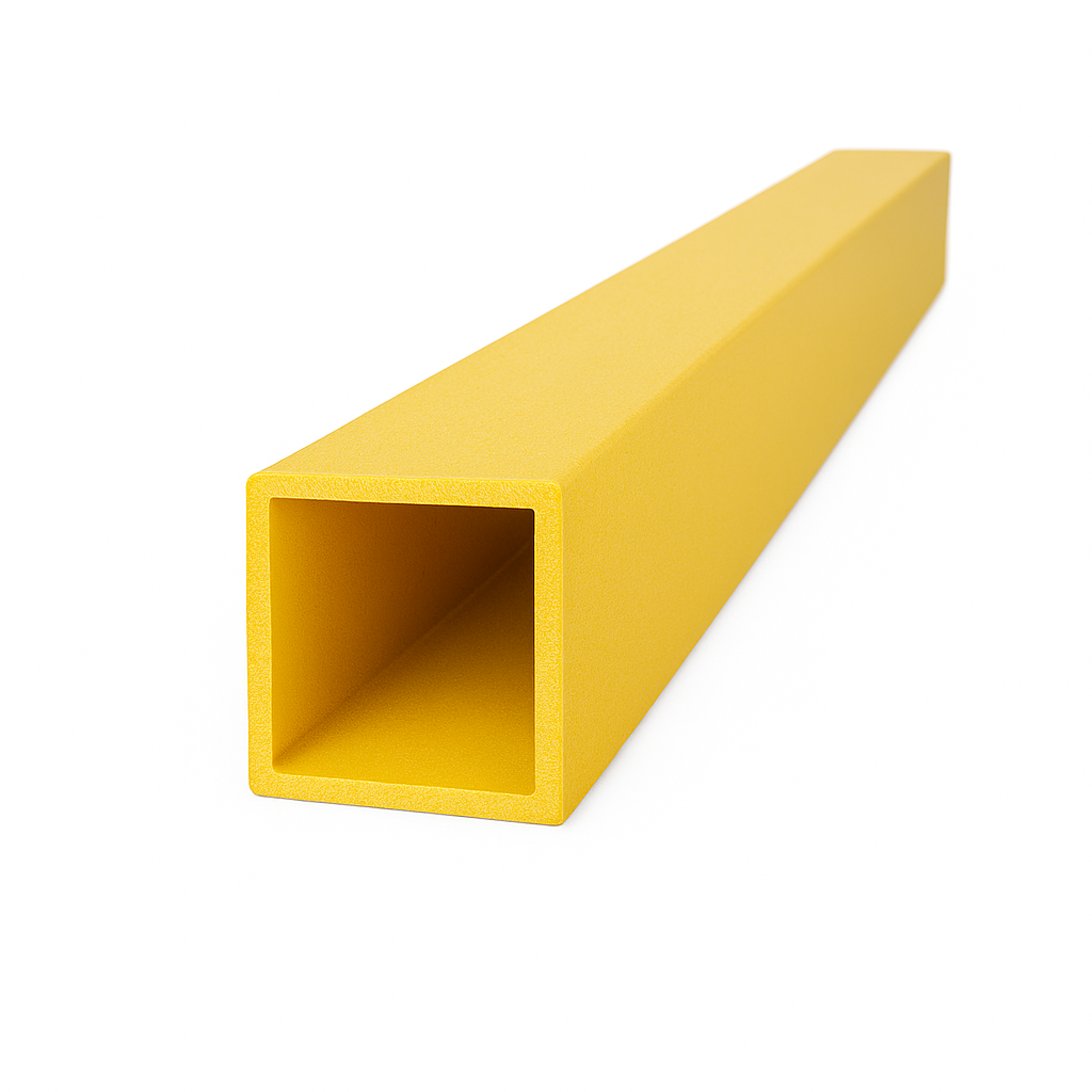 Perfil Cuadrado FRP 75×75×6 mm INDPUL